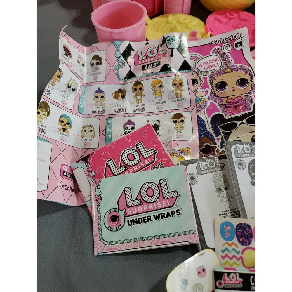 Huge Lot of LOL Surprise Empty Carry Containers PLUS stickers Under Wraps codes - Picture 3 of 14